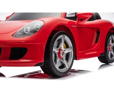 Elektromobilis HATIS Porsche Carrera GT, raudonas, 111 × 59 × 45 cm