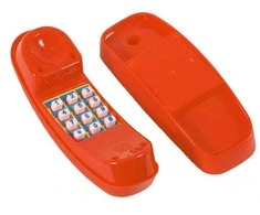 Vaikiškas telefonas, raudonas