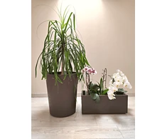 Vazonas "Granitas" su vandens rezervuaru, 59 cm