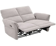 Home4you Sofa-reglaineris DAMIKA 2 vietų Elektrinis Pilka