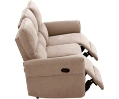Home4You Sofa-reglaineris DAMIKA Trivietė Šviesiai ruda