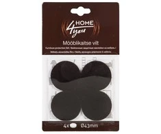 Home4You Baldus apsaugantys veltinio padukai, 4 vnt.,