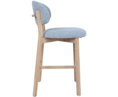 Home4You Baro kėdė BLESS Pilka, H68 cm