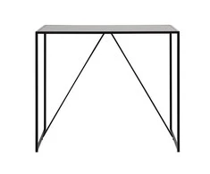 Baro stalas SEAFORD 120x60xH105cm, juodas
