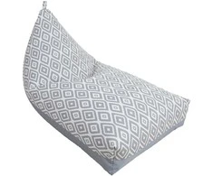 Fotelis Home4You Sėdmaišis ROMB 130x80x20/70cm, pilkas
