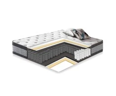Čiužinys Home4you Lova GLOSSY 160x200cm su čiužiniu HARMONY DUO