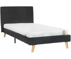 Home4You Lova JUNO Pilka 90x200 cm su čiužiniu KUKA DUO KID