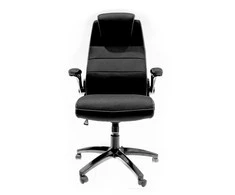 Vadovo kėdė OFFICE4YOU PISTOIA, juodos sp. audinys ir kryžmė