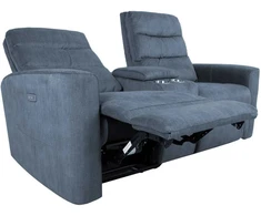 Home4you Sofa-reglaineris GASTON 2 vietų Mėlyna