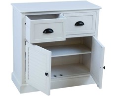 Fotelis Home4You Komoda MELDON, balta