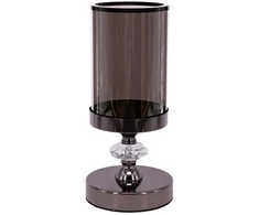 Home4You Žvakidė su magnetu, tamsiai pilka, 26 cm