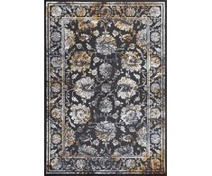 Kilimas DARLY-6, 160 x 230 cm, juodas/smėlio spalvos