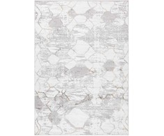 Kilimas SALAMANCA-3, 200x285cm, sidabrinis/baltas