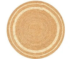 Home4You Carpet Kilimas SELITA D100cm, natūralus/smėlio spalvos
