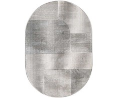 Home4You Kilimas ZOE-3 Pilkas, Ovalus, 200x285 cm