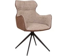 Home4You Chair CHANA swivel, beige