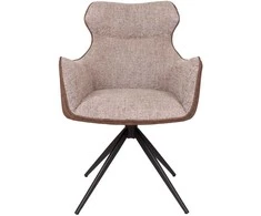 Home4You Chair CHANA swivel, beige