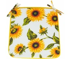 Fotelis Home4You Kėdės paklotas LONETA NAUJAS 39x39cm, saulėgrąžos