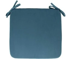 Home4You Chair pad VELVET NEW 39x39xH2,5cm, pilkas mėlynas