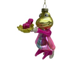 Kalėdinis papuošalas JOY FROG PRINCE 12,5 cm, stiklas