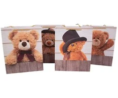 Home4You Dovanų maišelis TEDDY, 18x23x10cm, mišrus