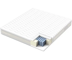 Home4you Spyruoklinis čiužinys KUKA DUO 7 ZONE 140x200xH23cm