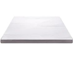 Čiužinys Home4You Antčiužinis su vėsinamuoju geliniu putplasčiu, pilkas, 140 × 200 × 8 cm