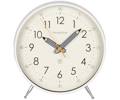 Home4You Laikrodis TIMELINE, aukštis 20 cm, baltas