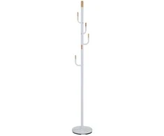 Home4You Drabužių kabykla "Glade" d28xh174cm, balta
