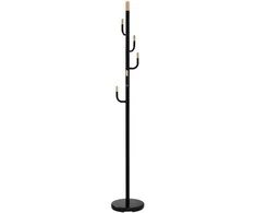 Home4You Drabužių kabykla GLADE D28xh174cm, juodas