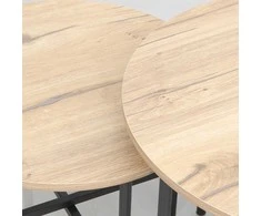 Home4you Kavos staliukas HANNES 50x50xH40cm Rustic Melaminas