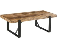 Home4You Kavos staliukas IRONBRIDGE 132x66xH43,5cm Pušies