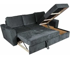 Home4you Sofa-lova kampinė INGMAR Antracito spalvos