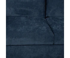 Home4You Kampinė miegamoji sofa „SCALA“, mėlyna