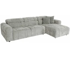 Home4you Kampinė sofa BELISMA RC Pilka