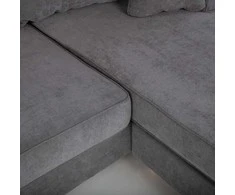 Home4You Kampinė sofa JAMAICA pilka