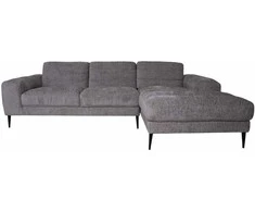Home4you Kampinė sofa KRISTY RC pilka