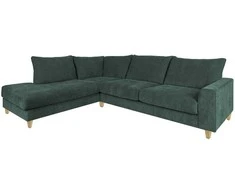 Home4You Kampinė sofa LAYLA LC, žalia