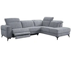 Lova Kampinė sofa „LUISA RC“, su elektrine atlošimo funkcija, pilka