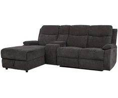 Lova Kampinė sofa „PROVENCE LC“, su elektrine arba rankine atlošimo funkcija, tamsiai pilka