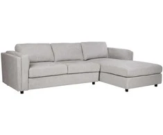 Home4You Kampinė sofa SIRE RC Pilka