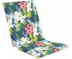 Pagalvėlė kėdei SUMMER FLOWER 42x90x3cm, tamsiai gėlėta