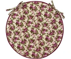 Fotelis Home4You Pagalvėlė LONETA NEW kėdei D39cm, violetinė rožė