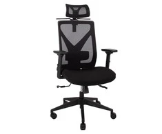 Vadovo kėdė OFFICE4YOU MIKE, plastikinis pagrindas, juoda sp.