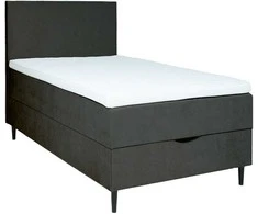 Home4You Lova Kontinentinė LAARA 90x200 cm, Tamsiai Pilka