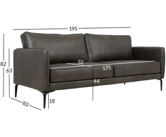 Home4You Sofa SOFIA, tamsiai žalia