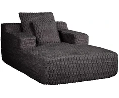 Lova Gulimoji sofa „FIZZY“, tamsiai pilkos spalvos