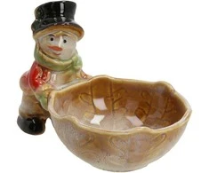 Home4You Dekoracija AMY SNOWMAN 16x10x9.5cm