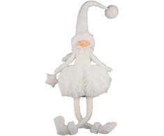 Dekoracija FAB EMILIA H83cm, nykštukas, balta