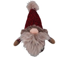 Dekoracija FAB SANTA H45cm, elfas, su barzda